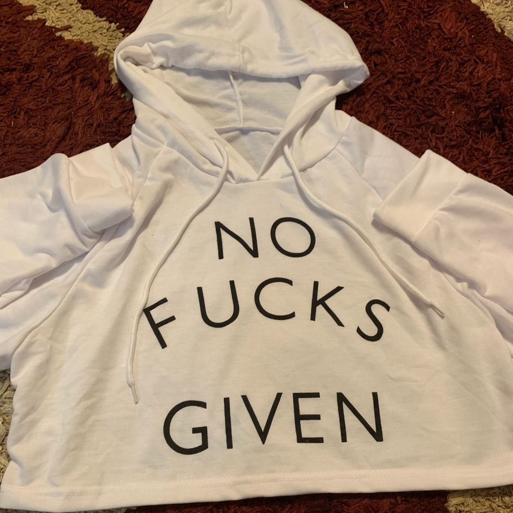 Cropped hoodie